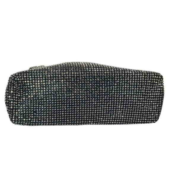 Gunne Sax by Jessica McClintock Etta Diamond Mesh Evening Bag NWT Black - Picture 5 of 10